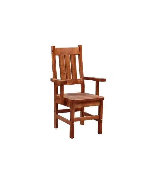 Timber Slat Back Arm Chair TAC1027