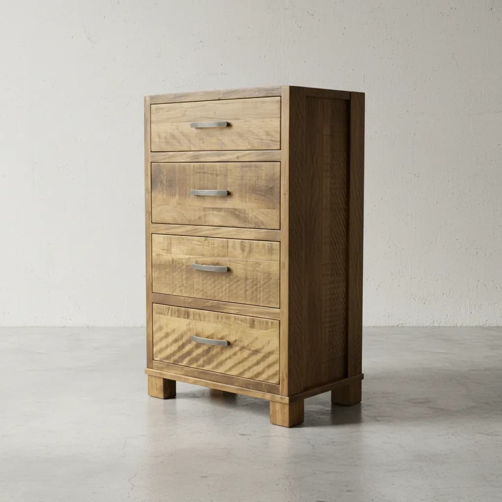 penwood furniture backwoods 4 drawer hiboy 45 degree angle