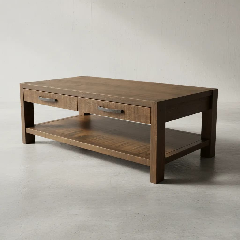penwood furniture backwoods coffee table 45 degree angle