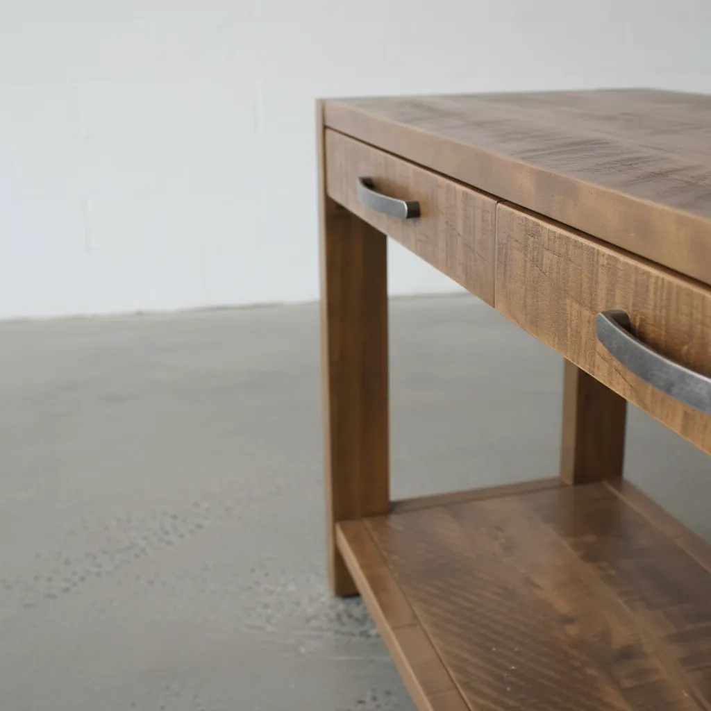 penwood furniture backwoods sofa table medium close up