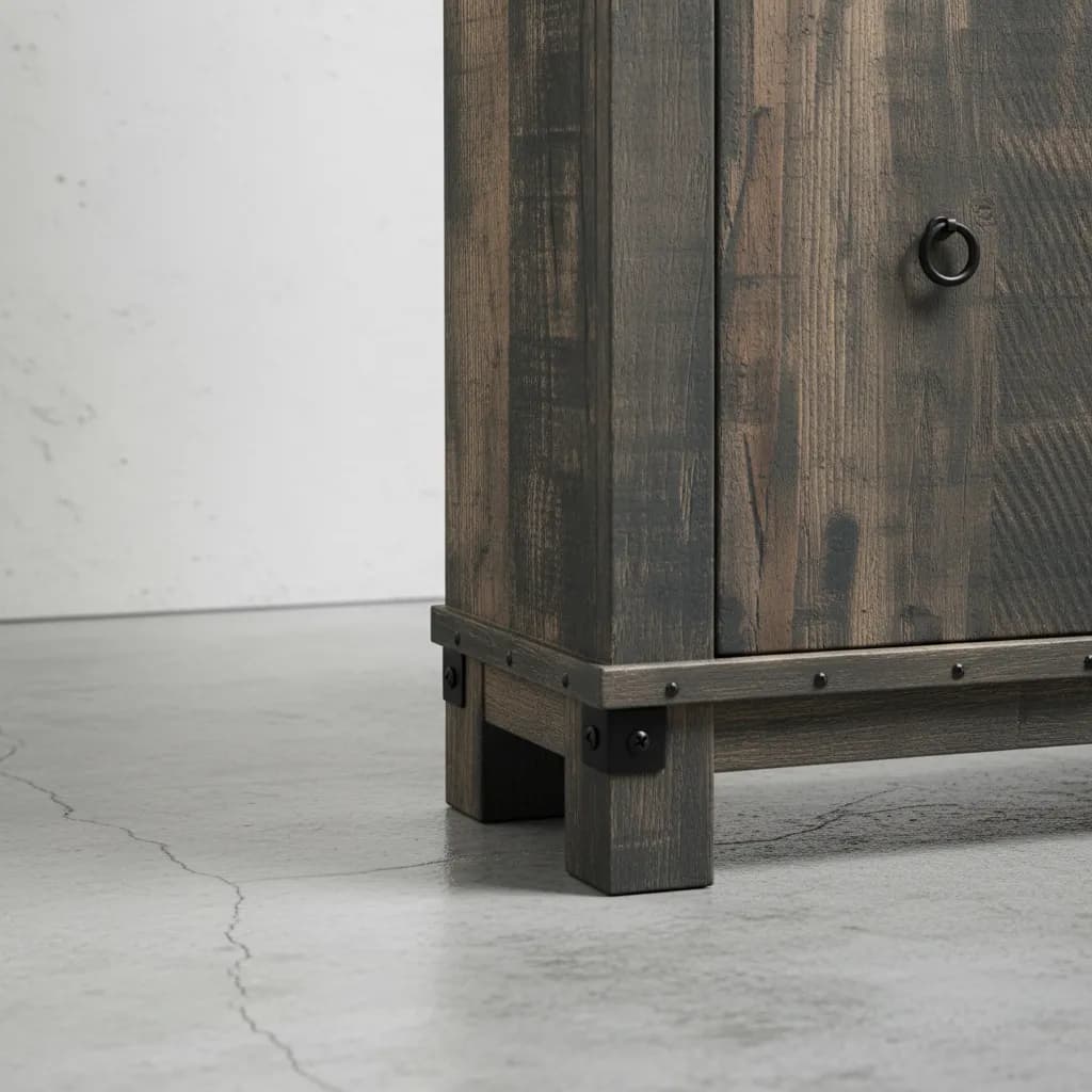 penwood furniture barrelworks bookcase with doors medium close up