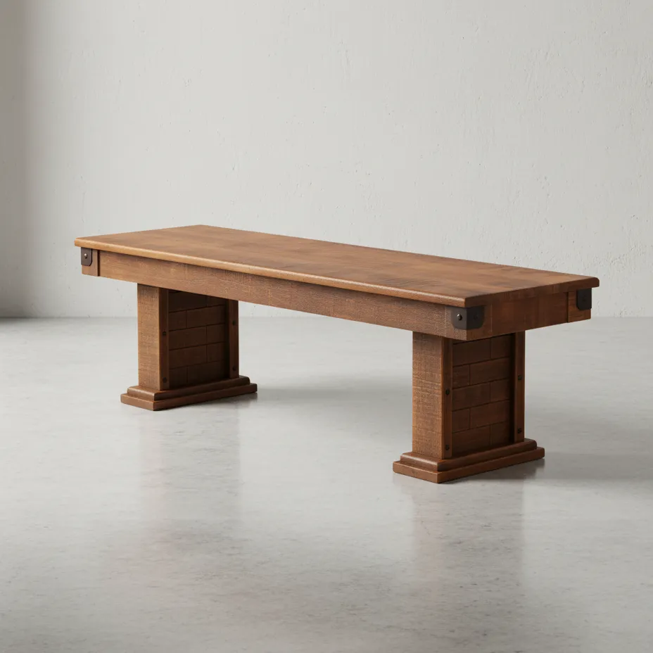 penwood furniture barrelworks dining bench 45 degree angle