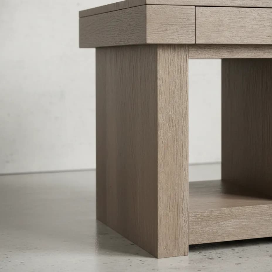 penwood furniture baxter end table medium close up