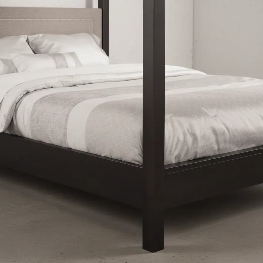 penwood furniture brooklyn canopy bed medium close up