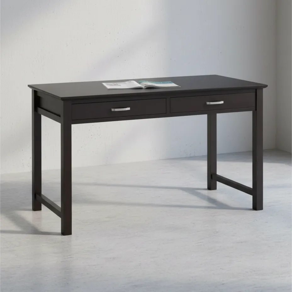 penwood furniture brooklyn writing desk 45 degree angle