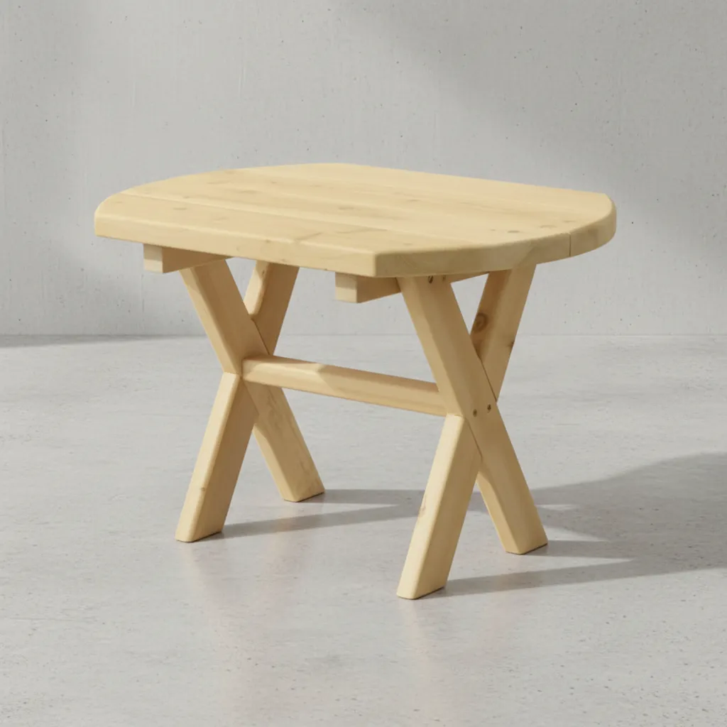 penwood furniture cedar muskoka coffee table 45 degree angle