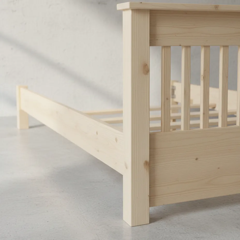 penwood furniture cottage queen bed 60sl medium close up