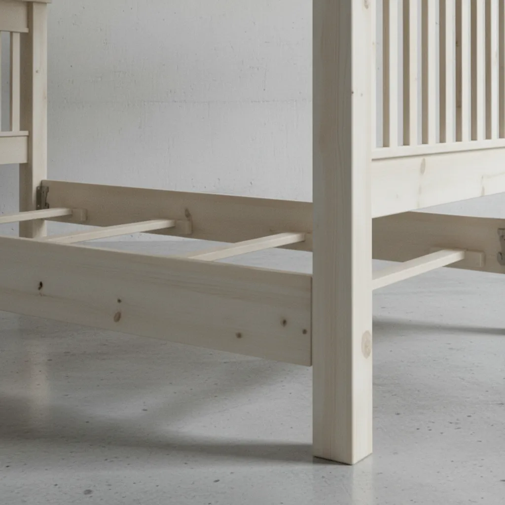 penwood furniture cottage single over double bunk bed 54slbunk medium close up