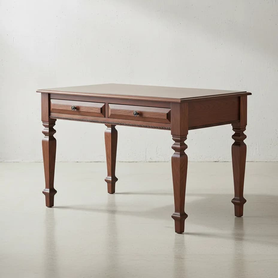 penwood furniture florentino writing desk 45 degree angle