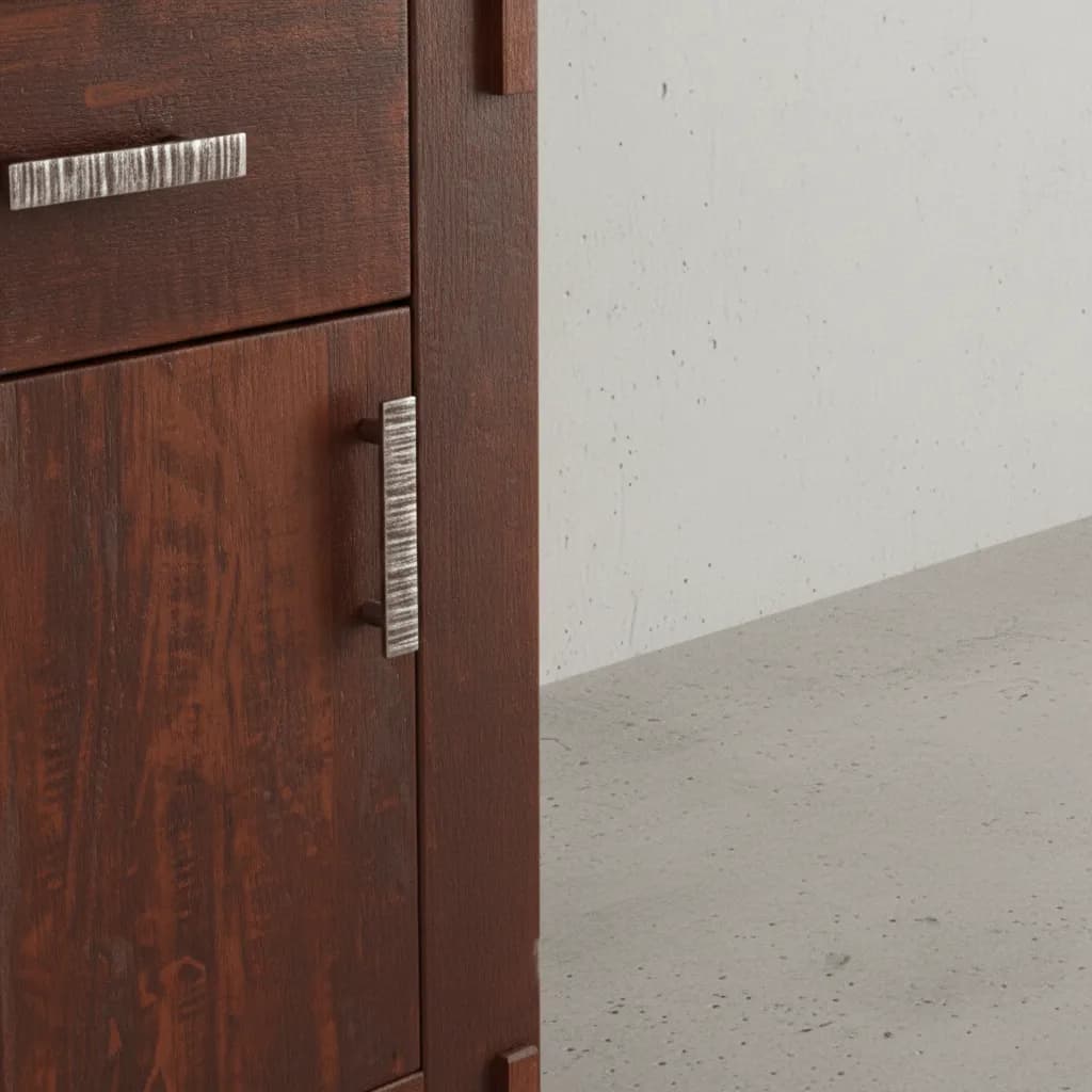 penwood furniture homestead 1 drawer 1 door night stand medium close up