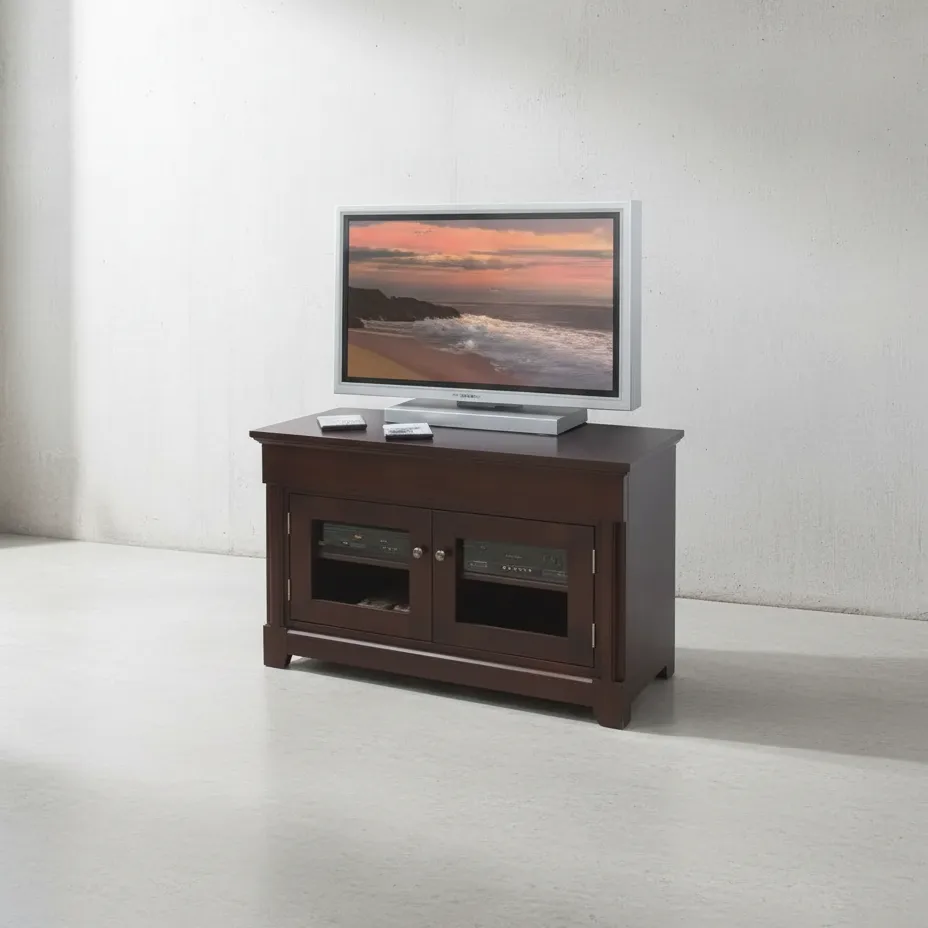 penwood furniture hudson valley media stand hvhd48 45 degree angle