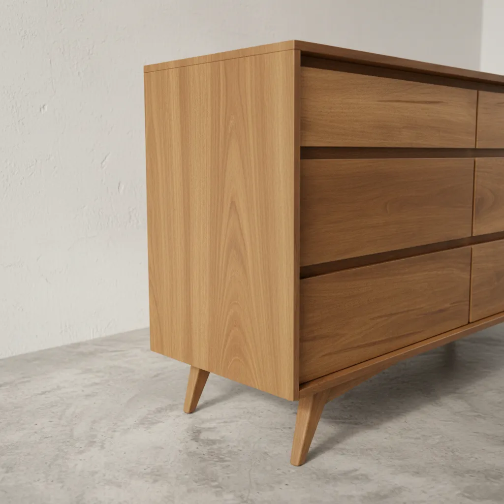 penwood furniture hygge 6 drawer dresser medium close up