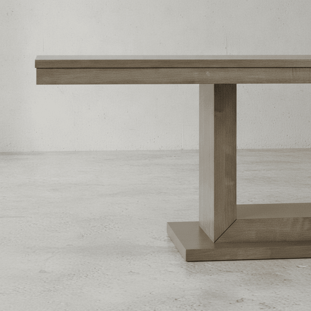 Fairbanks Double Pedestal Table detail view