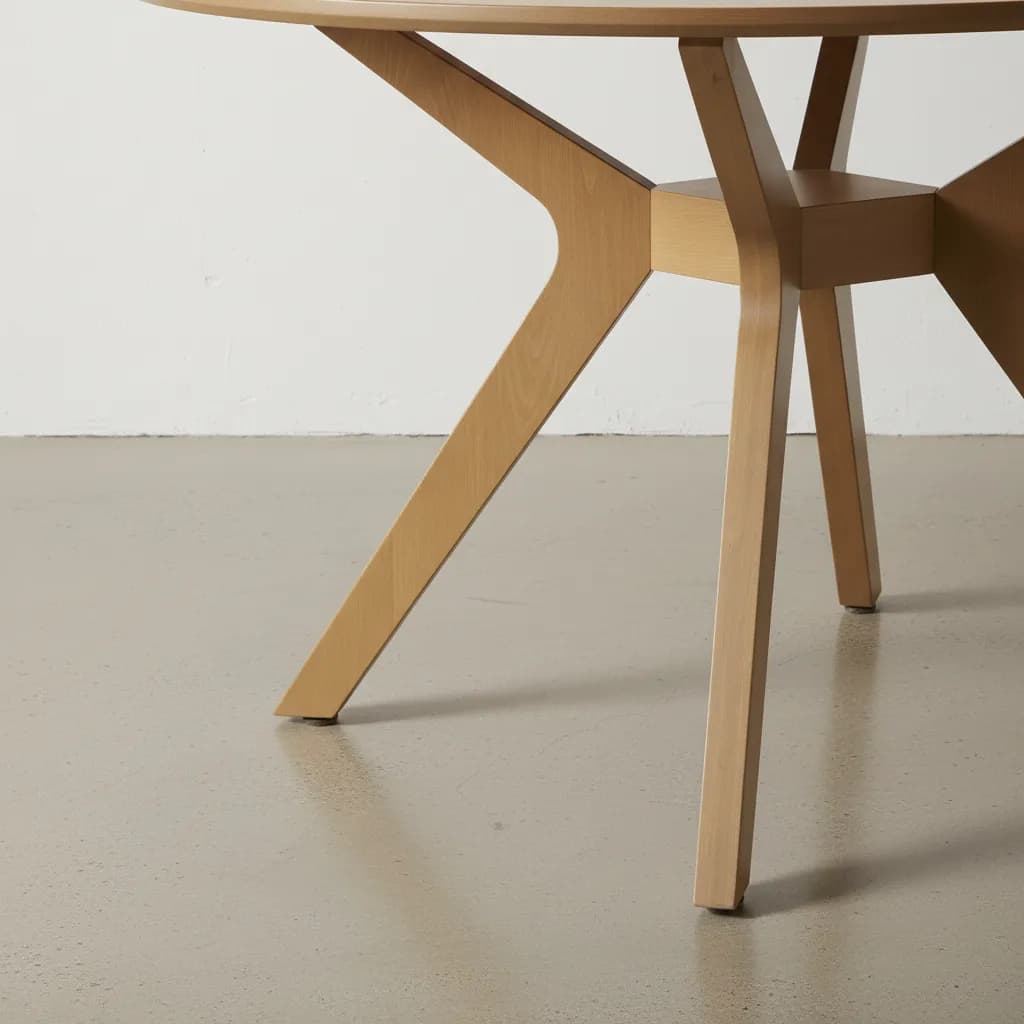 penwood furniture leksvik dining table medium close up