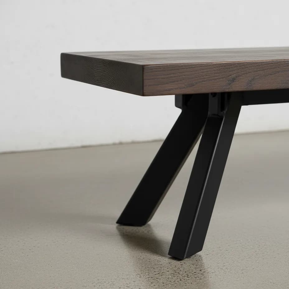 penwood furniture maxwell dining bench medium close up