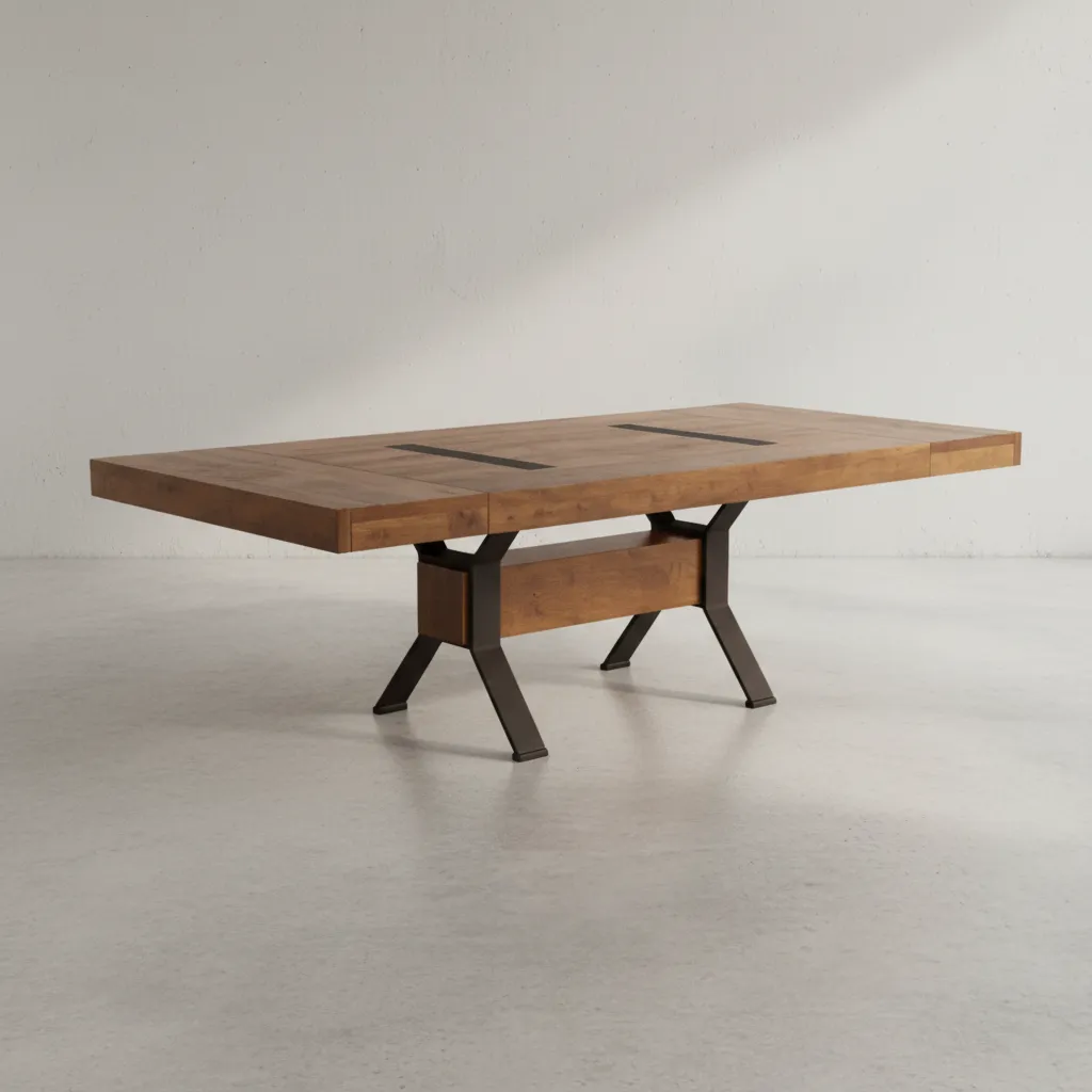 penwood furniture millwright dining table 45 degree angle