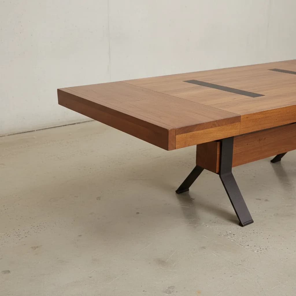 penwood furniture millwright dining table medium close up