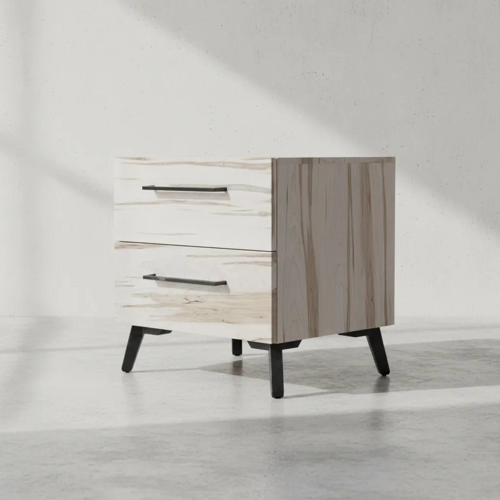 penwood furniture mondo night stand 45 degree angle