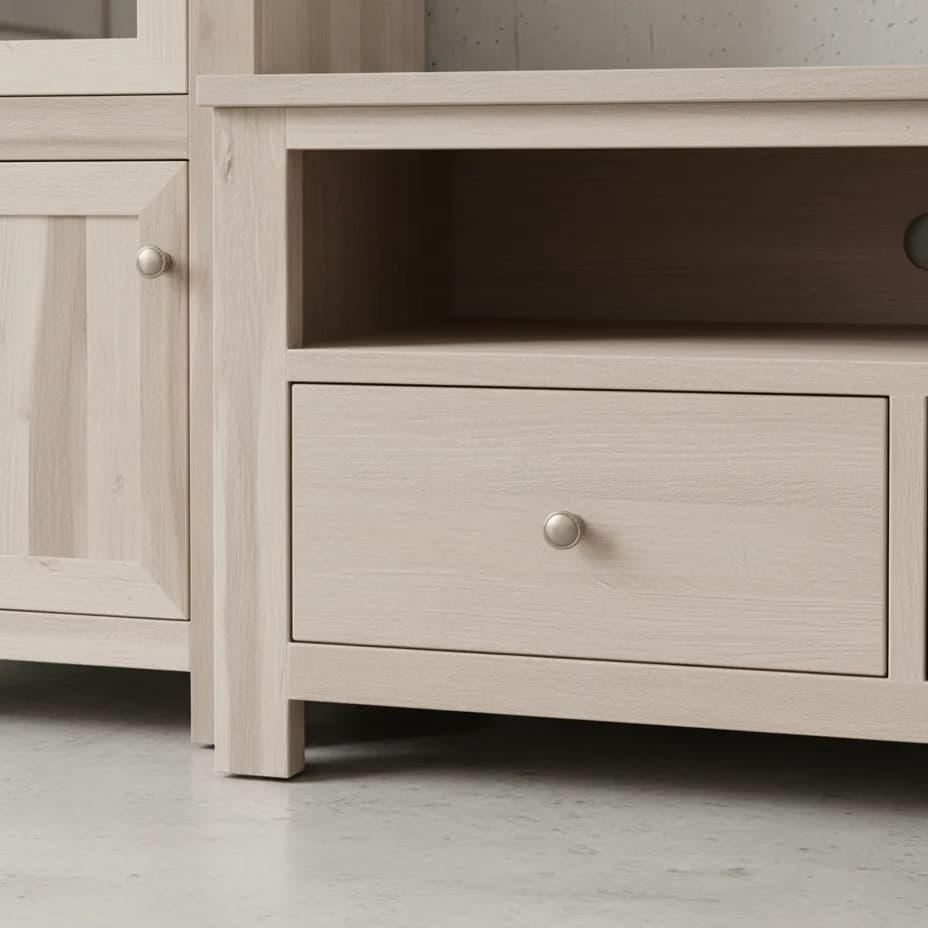 penwood furniture newport 3 pc tv unit np1892 medium close up