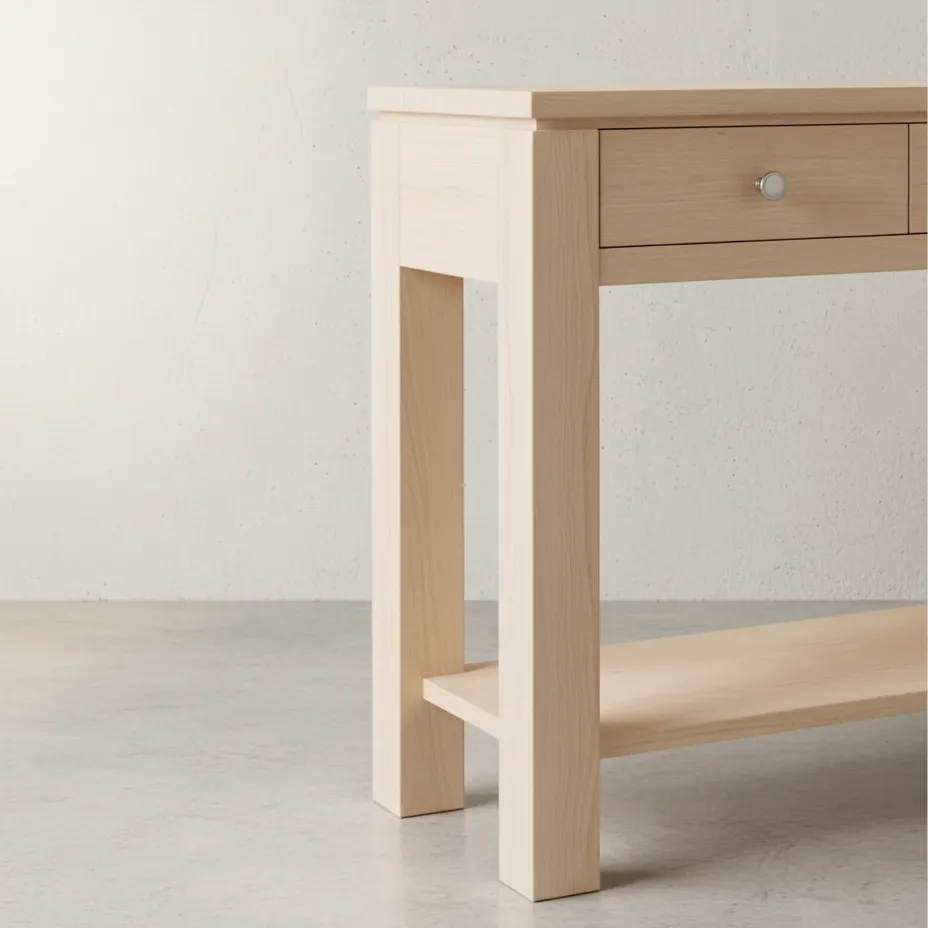 penwood furniture newport hall table np1634 medium close up