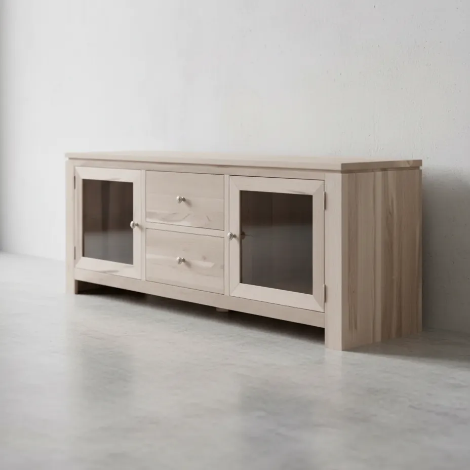penwood furniture newport tv unit np1865 45 degree angle