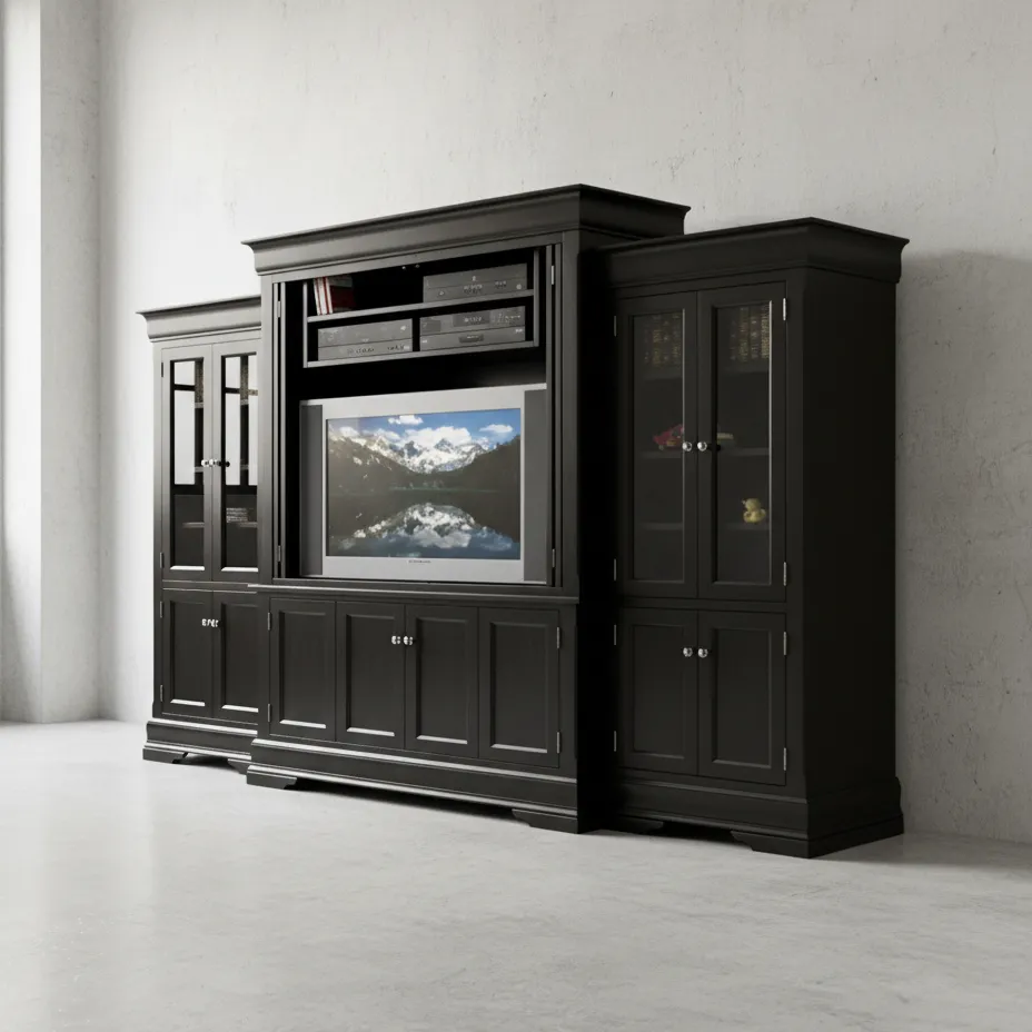 penwood furniture phillipe entertainment unit p400 45 degree angle