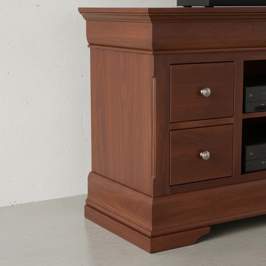 penwood furniture phillipe media stand phd52 medium close up