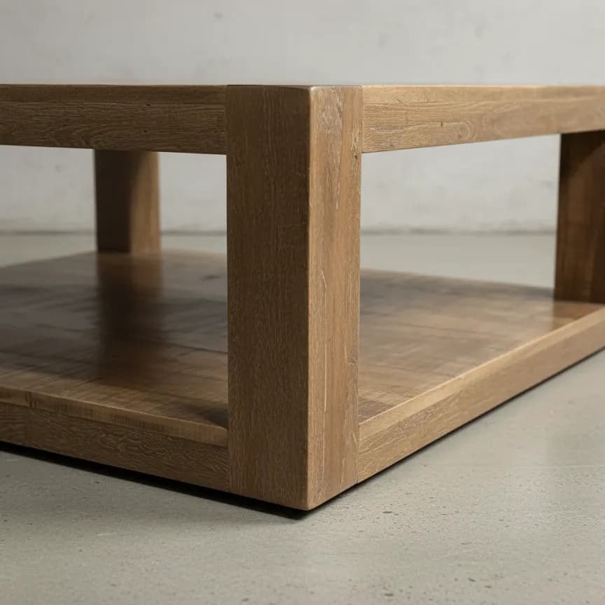 penwood furniture revelstoke coffee table medium close up
