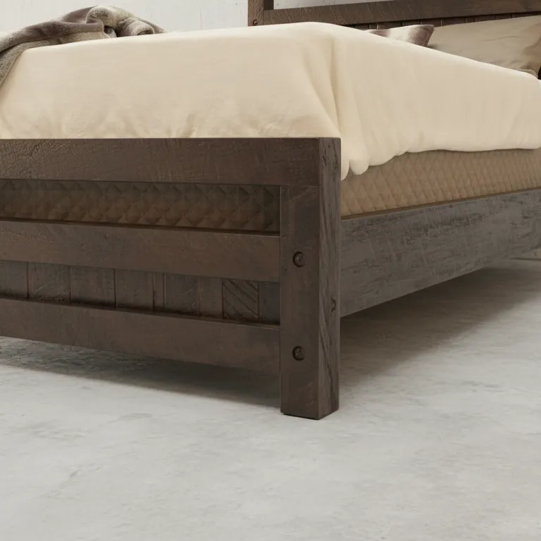 penwood furniture timber bed medium close up